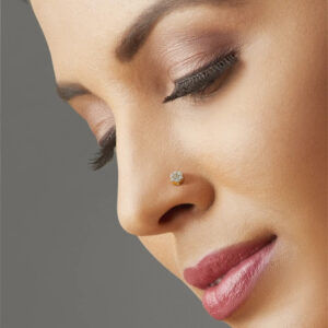 Usefulmate-The Larkspur Nose Pin